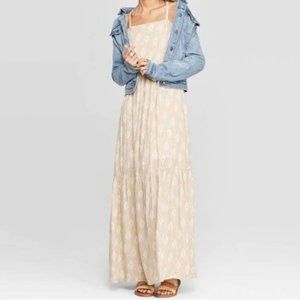 Universal Thread Boho Tan Maxi, S